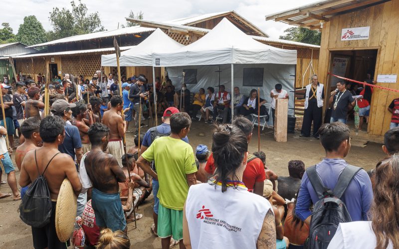 Nova instalação para atendimento médico na Terra Indígena Yanomami é inaugurada com apoio de Médicos Sem Fronteiras